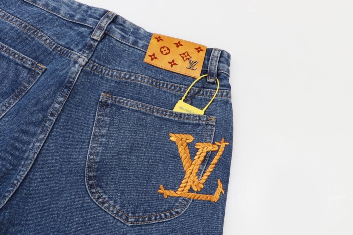 Louis Vuitton Luxury Brand Women Mens Pant Jeans   H541