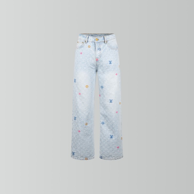 Louis Vuitton x Tyler Luxury Brand Women Mens Pant Jeans   