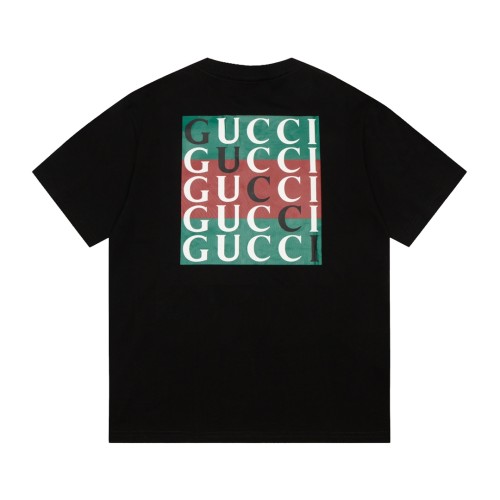 Gucci Luxury Brand Women Mens Short Sleeve T-Shirt COTTON JERSEY T-SHIRT   