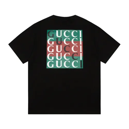 Gucci Luxury Brand Women Mens Short Sleeve T-Shirt COTTON JERSEY T-SHIRT   