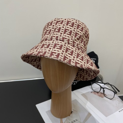 Fendi Men Womens Bucket Hat Luxury Brand Design Fendi Cap with Original Box  