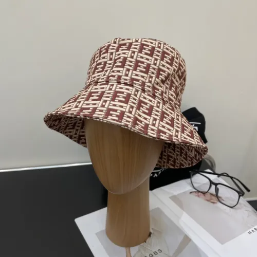 Fendi Men Womens Bucket Hat Luxury Brand Design Fendi Cap with Original Box  