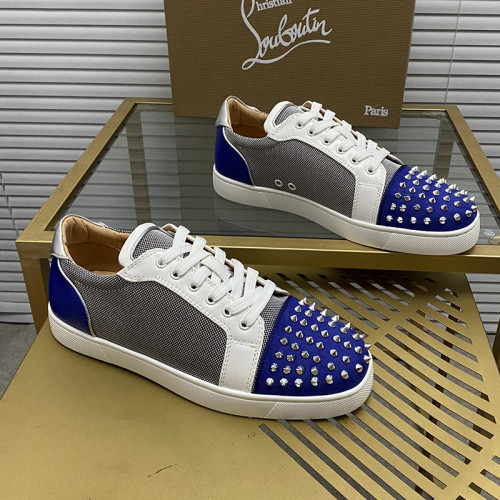 Christian Louboutin Mens Shoes Sneakers Luxury Brand Red Bottom Design Sports Footwears with Original Box