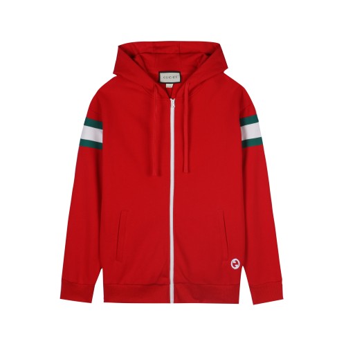 Gucci Womens Mens Zip Hoodie Coat Luxury Brand Mens Sweatshirt Winter Fashion   