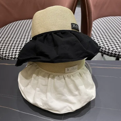 Louis Vuitton Womens Cap Bucket Hat Luxury Brand with Original Box  