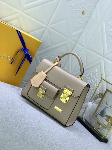 Louis Vuitton Womens Bags Handbags Luxury Brand S Lock Leather Messenger Shoulder Bags M82742
