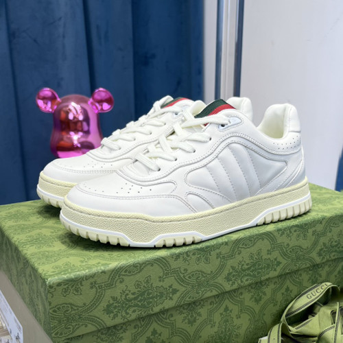 Gucci Mens Shoes Sneakers Luxury Brand Fashion Men's Gucci Re-Web trainer in white leather with Original Box Whatsapp 
