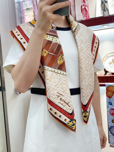 Fendi Scarves Men Womens Fashion Scarf006