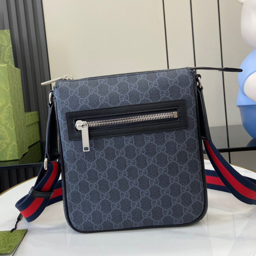 Gucci Mens Messenger Shoulder Bags Luxury Brand Fashion Bags GG Black Messenger Bag 792082 FADJA 1042  