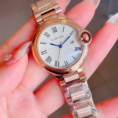 Cartier Womens Watch Luxury Brand Design Fashion Type with Original Box