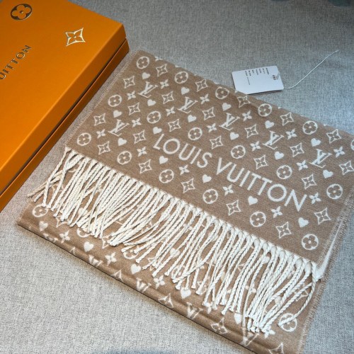 Louis Vuitton Scarves Men Womens Fashion Scarf with Original Box   
