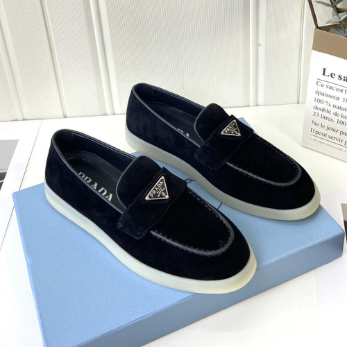 Prada Womens Shoes Casual Luxury Brand Fashion Loafers for Women with Original Box Whatsapp 