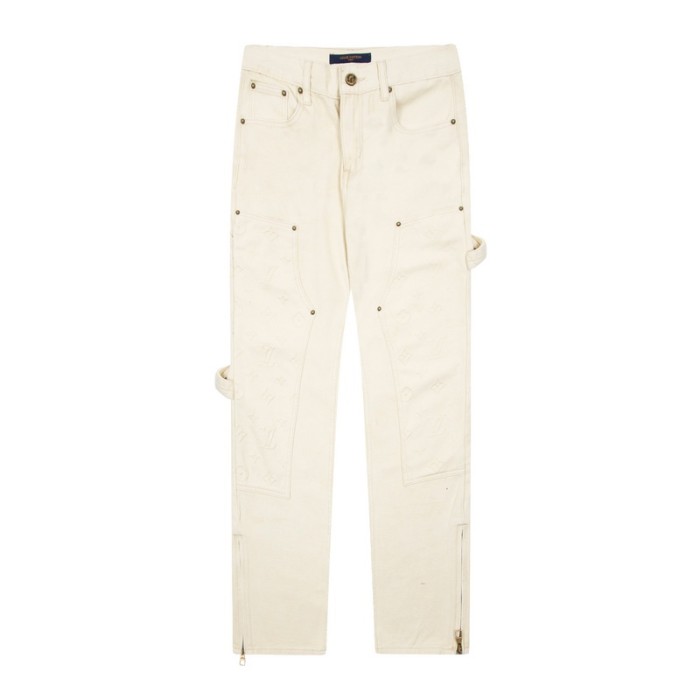 Louis Vuitton Luxury Brand Women Mens Pant Jeans   