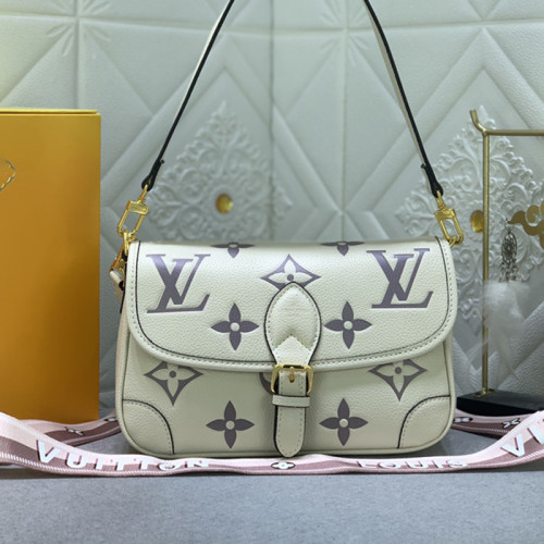 Louis Vuitton Womens Bags Shoulder Bag Luxury Brand Fashion Monogram Empreinte Leather M46584 with Original Box  