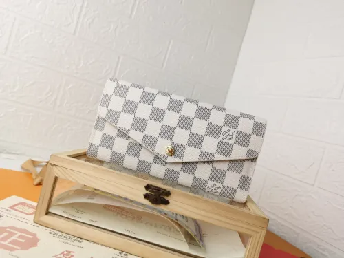 Louis Vuitton Mens Womens Wallets Purse Luxury Brand Designer Zippy WALLET with Original Box M60531