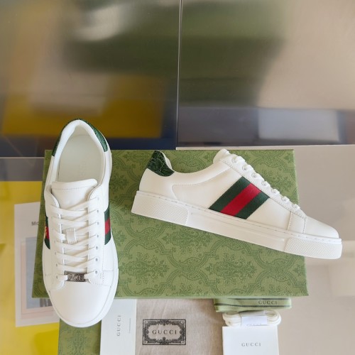 Gucci Mens Shoes Sneakers Luxury Brand Men's Ace sneaker with Web in white leather with Original Box Whatsapp 