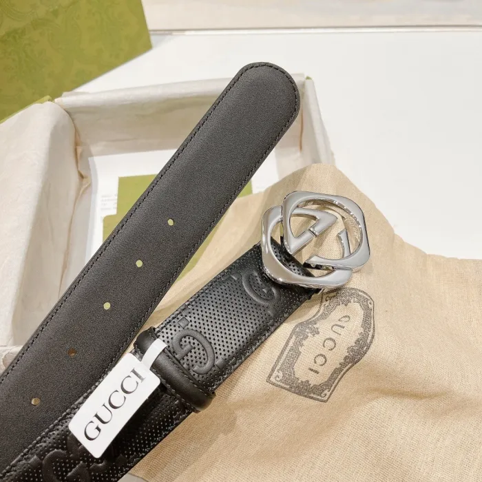 Gucci Mens Belt Luxury Brand Design Fashion Type with Original Box