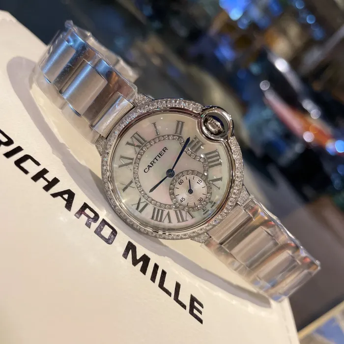 Cartier Womens Watch Luxury Brand Design Fashion Type with Original Box