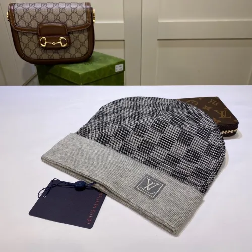 Louis Vuitton Womens Mens Cap Knit Hat Luxury Brand with Original Box  