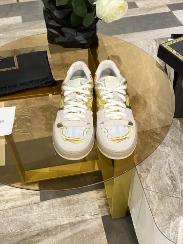 Fendi Mens Shoes Fashion Sneakers Luxury Brand Casual Fendi Trainer Sneakers Match Basse Shoes for Men with Original Box