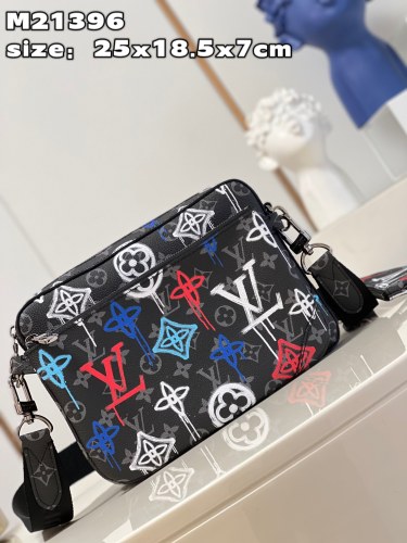 Louis Vuitton Mens Shoulder Bags Luxury Brand Fashion Type Trio Messenger M21396 with Original Box  