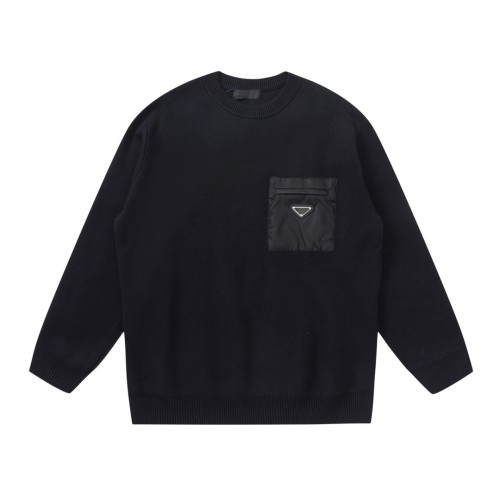 Prada Men Womens Sweater Luxury Brand Mens Knitwear Top Quality   