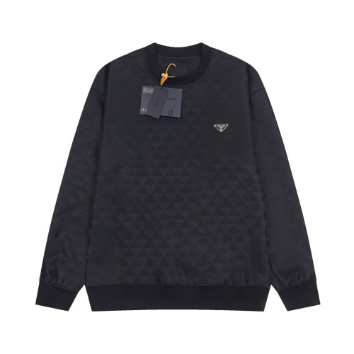 Prada Women Mens Sweatshirt Luxury Brand Mens Sweatshirts   