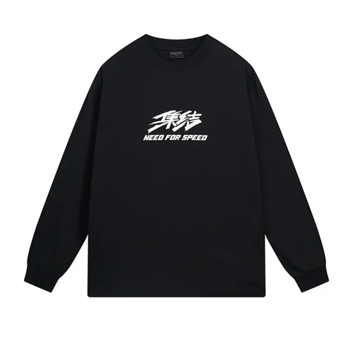 Balenciaga Luxury Brand Women Mens Long Sleeve T-Shirt   