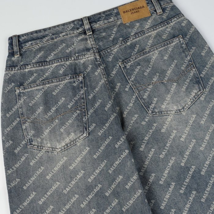 Balenciaga Luxury Brand Women Mens Pant Jeans with Original Box   