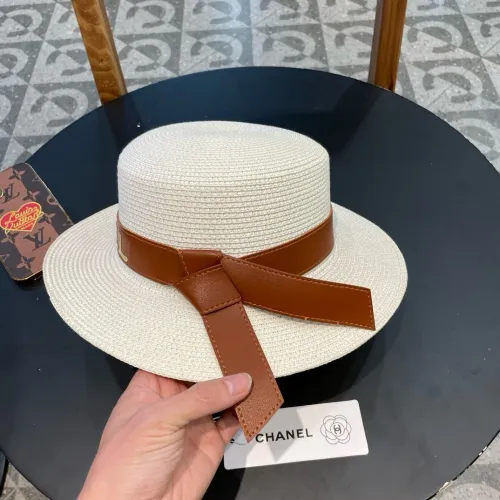 Chanel Womens Hats Luxury Brand Straw Hat Bucket Hat with Original Box  