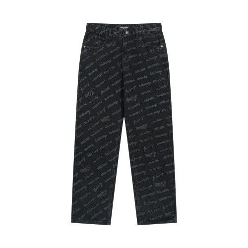Balenciaga Luxury Brand Women Mens Pant Jeans with Original Box   