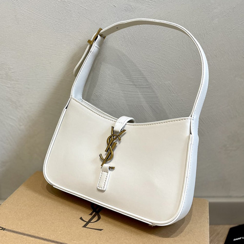 Saint Laurent YSL Womens Bag LE FERMOIR HOBO BAG IN SHINY LEATHER Designer Luxury Brand Women Shoulder Messenger Bags with Original Box