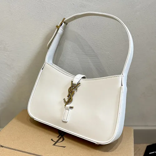 Saint Laurent YSL Womens Bag LE FERMOIR HOBO BAG IN SHINY LEATHER Designer Luxury Brand Women Shoulder Messenger Bags with Original Box