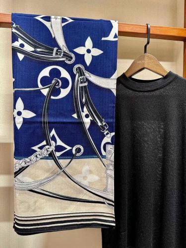 Louis Vuitton Scarves Womens Fashion Scarf with Original Box   
