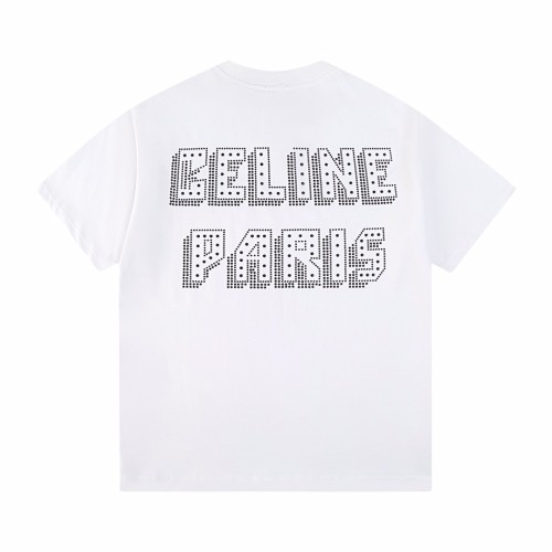 Celine Luxury Brand Women Mens Short Sleeve T-Shirt   