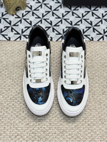 Philipp Plein Men Shoes Sneakers Low Top Sneaker Fashion Design Luxury Brand Trainer Predator TM with Original Box Whatsapp 