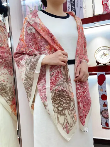 Hermes Scarves Womens Fashion Scarf Shawl 121