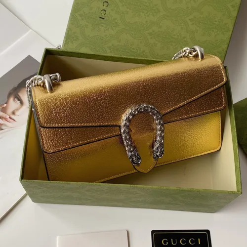 Gucci Womens Bags Crossbody Shoulder Messenger Bags Luxury Brand Dionysus GG small shoulder bag 499623 1TRBN 8089 with Original Box