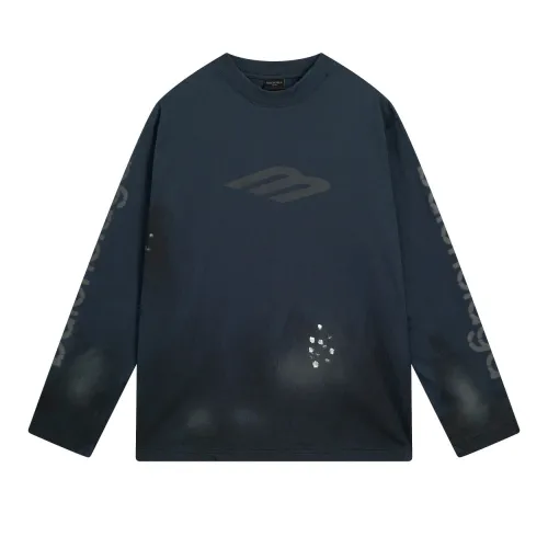 Balenciaga Luxury Brand Women Mens Long Sleeve T-Shirt   
