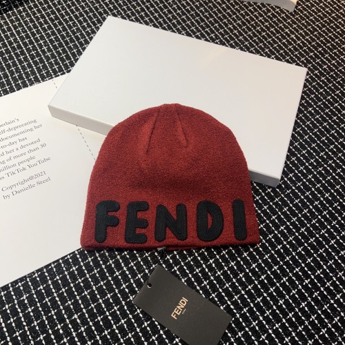 Fendi Men Womens Knit Hat Luxury Brand Design Fendi Cap with Original Box  