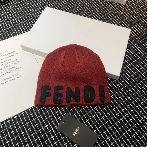 Fendi Men Womens Knit Hat Luxury Brand Design Fendi Cap with Original Box  