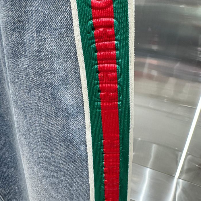 Gucci Luxury Brand Women Mens Jeans Pant Top Quality   