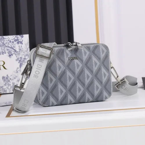 Dior Mens Bags Crossbody Bags SAFARI MESSENGER BAG Dior Oblique Jacquard with Original Box 1ESPO206YKY_H10E