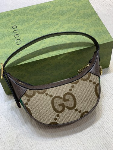 Gucci Womens Fashion Bags Shoulder Bag Luxury Brand Ophidia GG mini bag in GG Supreme 658551 UKMDG 2570 with Original Box