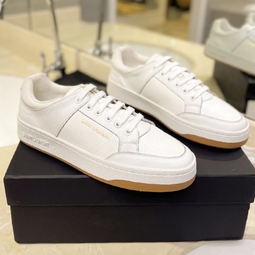 Yves Saint Laurent YSL Women Shoes Casual Luxury Brand COURT CLASSIC SL/06 EMBROIDERED SNEAKERS IN LEATHER with Original Box 61064908G109061 whatapp 