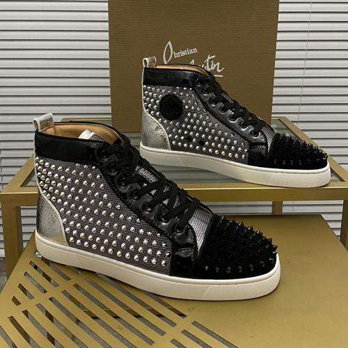Christian Louboutin Mens Shoes Sneakers Luxury Brand Red Bottom Design Sports Footwears with Original Box