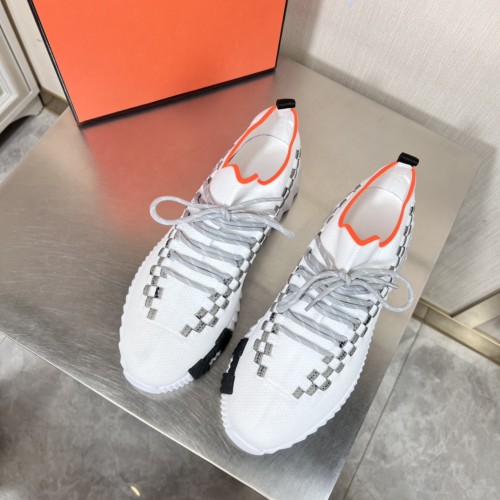 Hermes Mens Casual Shoes Fashion Sneakers Luxury Brand with Original Box