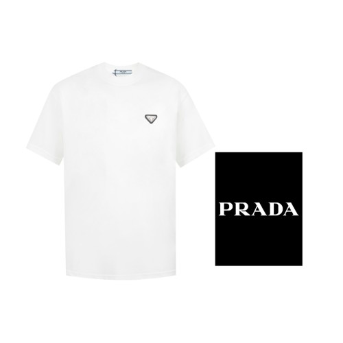 Prada Luxury Brand Men Womens Short Sleeve T-Shirt   