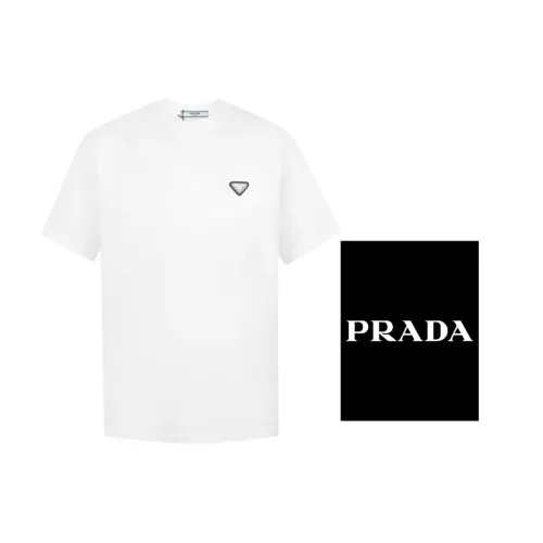 Prada Luxury Brand Men Womens Short Sleeve T-Shirt   