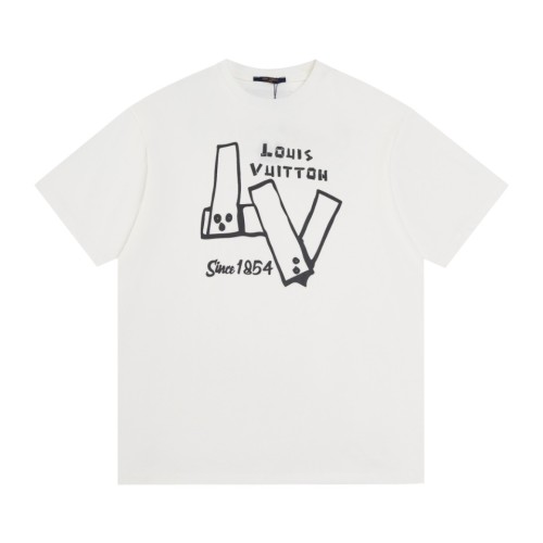 Louis Vuitton Luxury Brand Men Womens Short Sleeve T-Shirt   